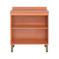 Balcão Macadâmia 80cm Com Tampo 2 Portas 914101 Telasul Freijo E Grafite - 3