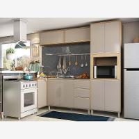 Cozinha 5 Pçs C/Armário Balcões Mel Vanilla C/Graff - 2