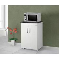 Balcao Cozinha Para Microondas Vitoria Branco Branco - 5