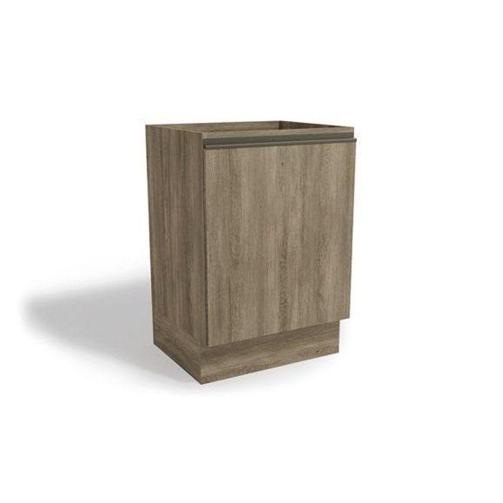 Balcão de Cozinha Modulado  Maxxi G742 1 Porta s/ Tampo Nogal - Kappesberg - 1