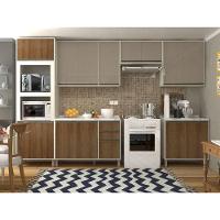 Cozinha 7 Pçs Armários/Balcões Patina C/Avelã E Mocca Laca - 1