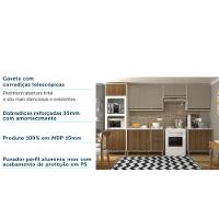 Cozinha 7 Pçs Armários/Balcões Patina C/Avelã E Mocca Laca - 10