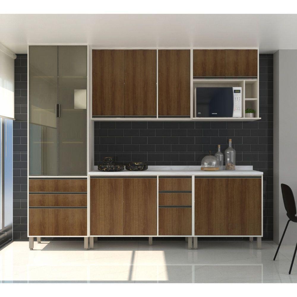 Cozinha 6 Pçs Armários E Balcões Pátina Ff C/Avelã Ff - 1