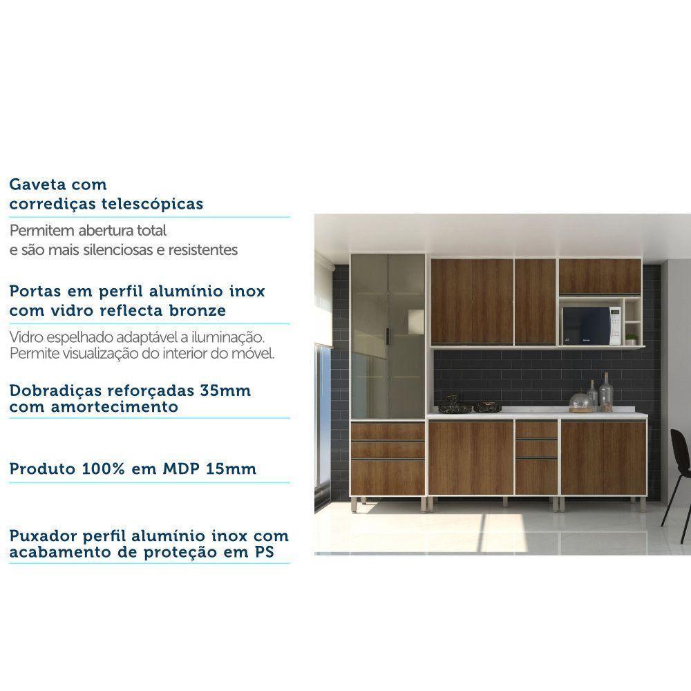 Cozinha 6 Pçs Armários E Balcões Pátina Ff C/Avelã Ff - 4