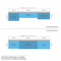 Cozinha 6 Pçs Armários E Balcões Pátina Ff C/Avelã Ff - 7