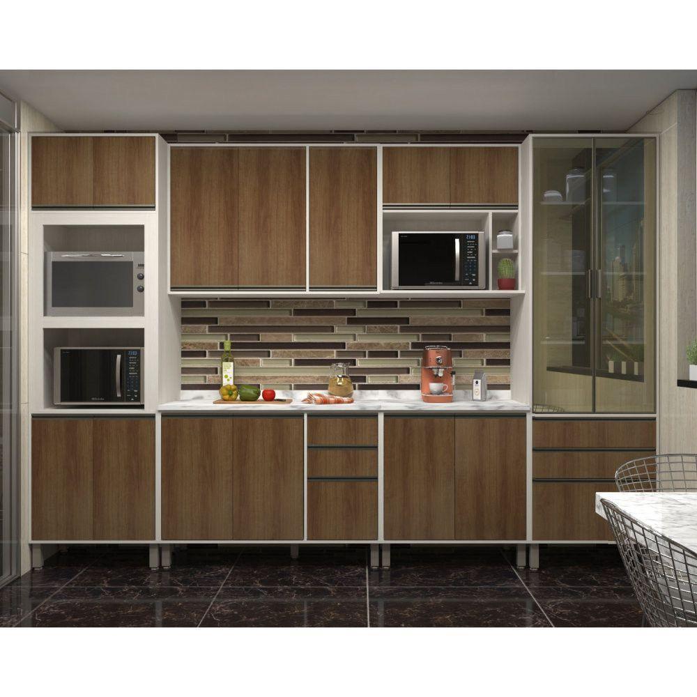 Cozinha 7 Pçs Armários E Balcões Pátina Ff C/Avelã Ff - 2