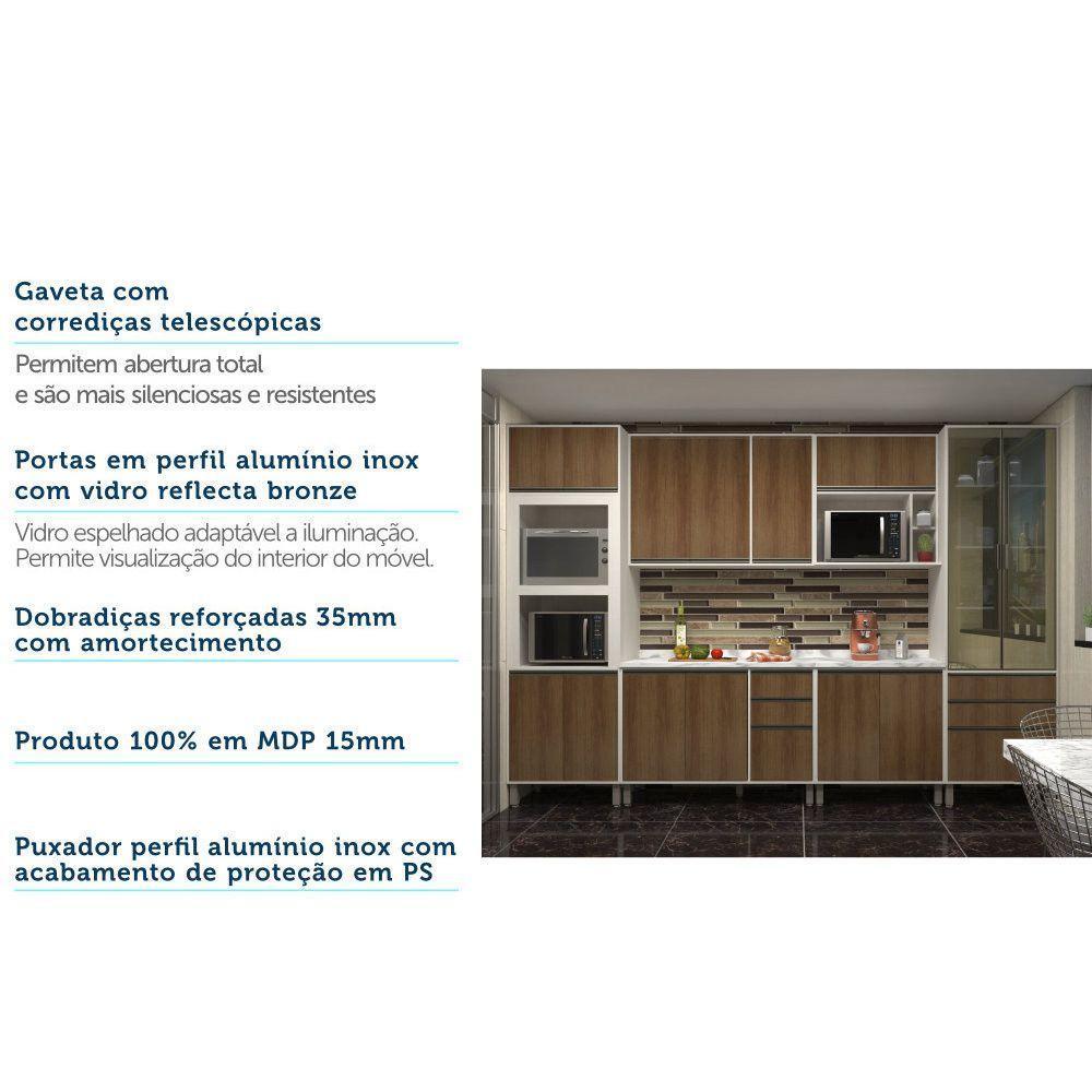 Cozinha 7 Pçs Armários E Balcões Pátina Ff C/Avelã Ff - 4