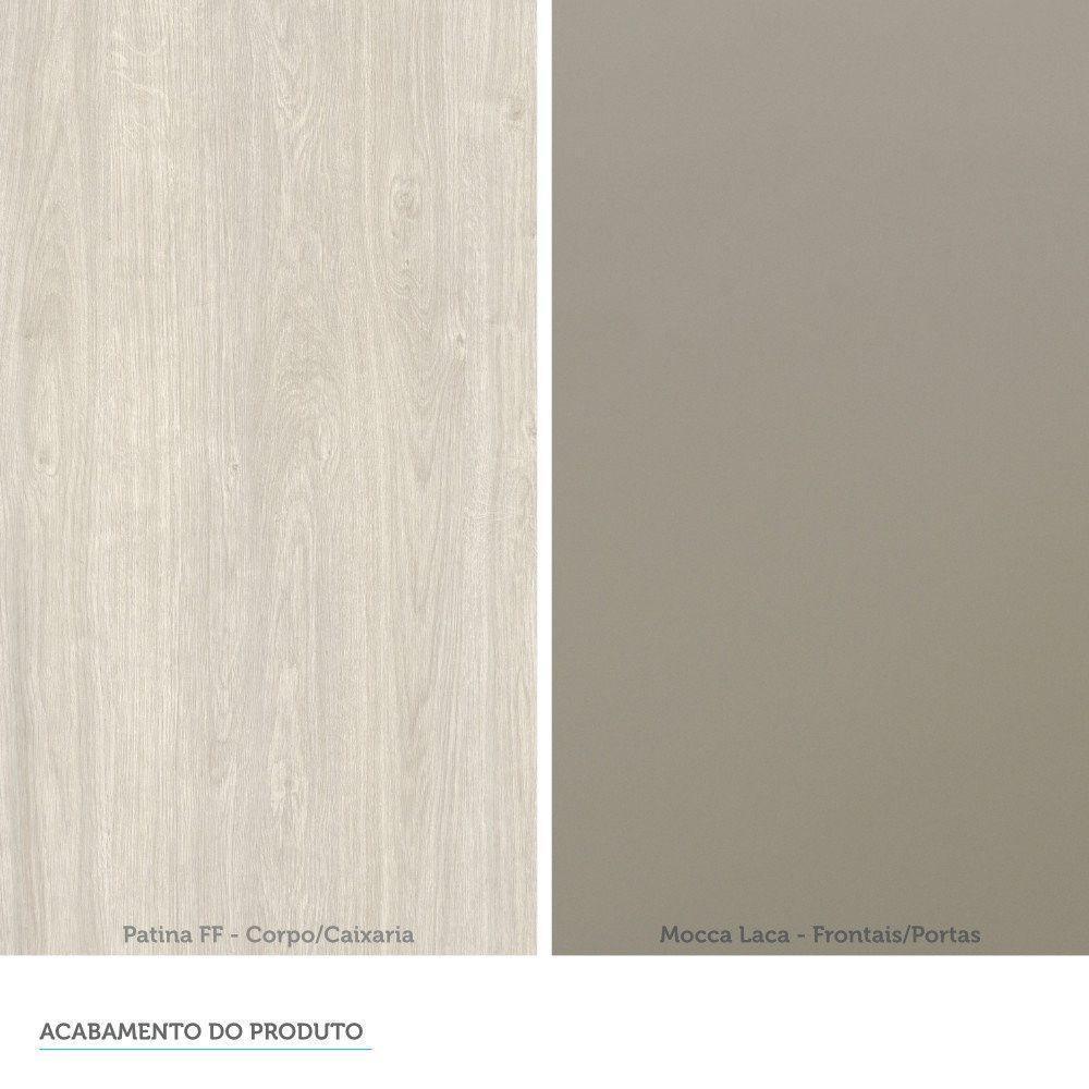 Cozinha 6 Pçs Armários E Balcões Pátina Ff C/Mocca Laca - 3