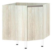 Balcão Sem Tampo Canto Diagonal Luciane Luci Legno Crema - 1