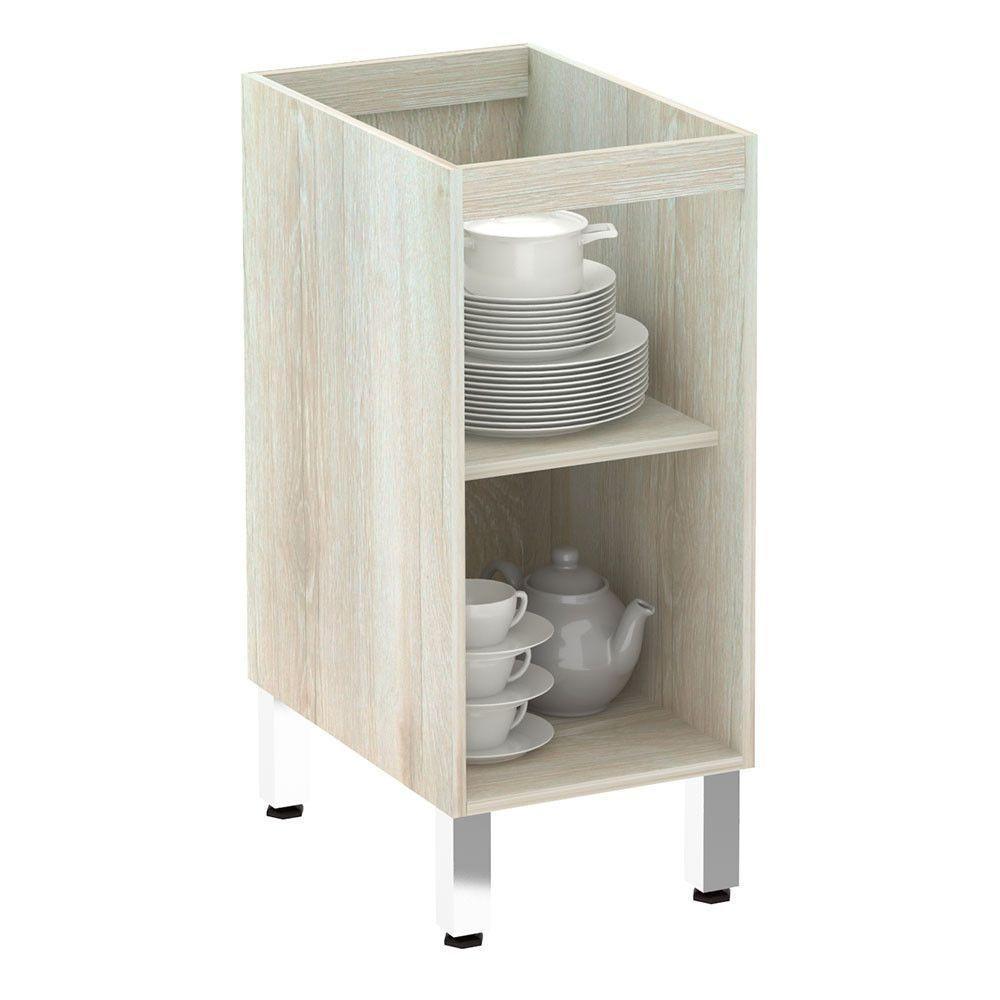 Balcão Sem Tampo 35cm Luci Legno Crem e Connect - 2