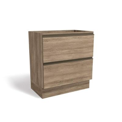 Balcão de Cozinha Modulado  Maxxi G755 2 Gavetas s/ Tampo Nogal - Kappesberg