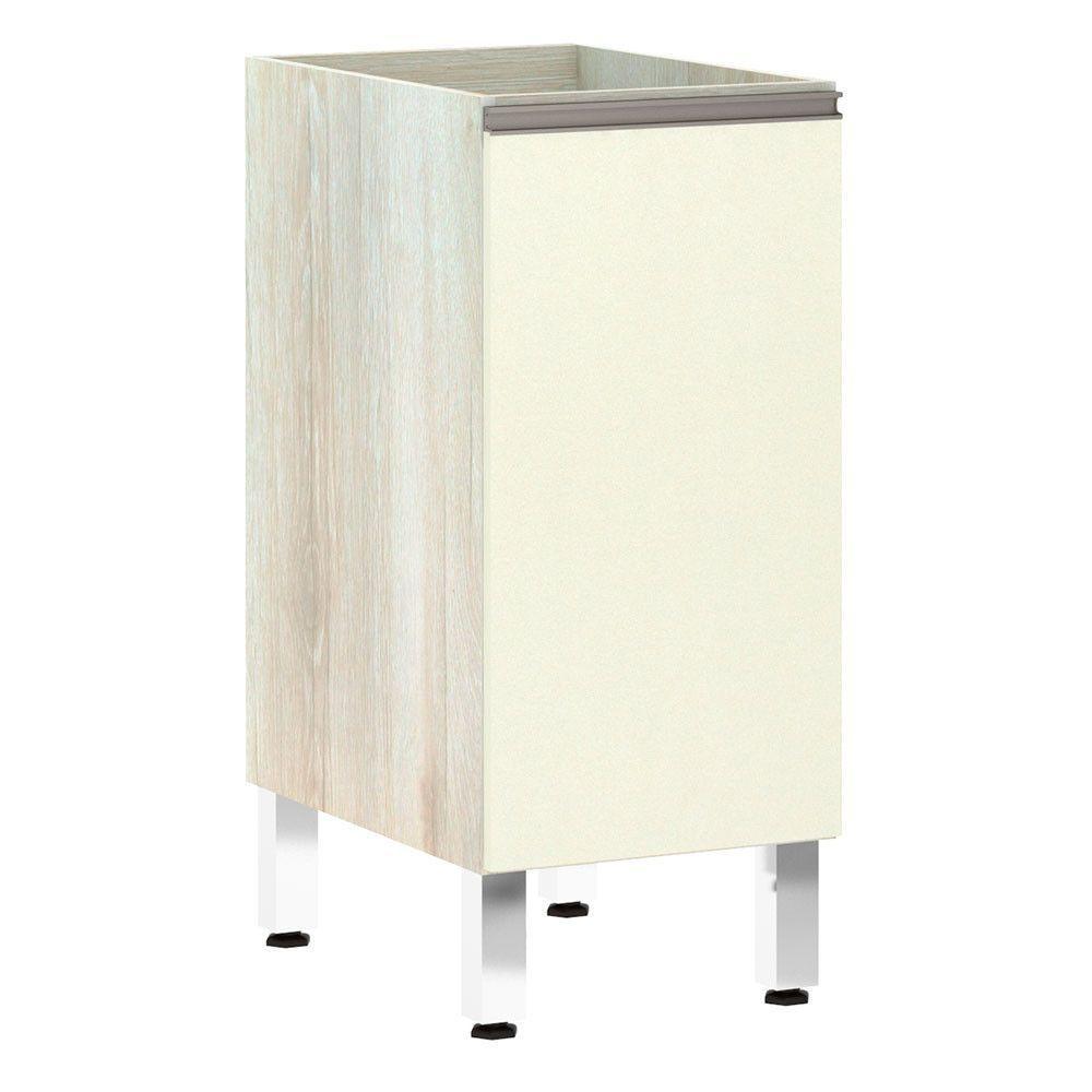 Balcão Sem Tampo 35cm Luci Legno Crem e Kashmir - 1