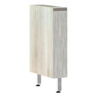 Balcão Sem Tampo 15cm Luci Legno Crem e Concreto - 1