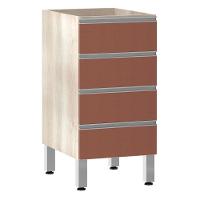 Balcão Sem Tampo 40cm Lis Legno Crem e Gaia - 1