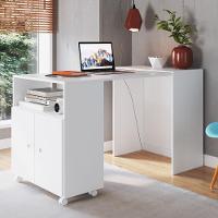 Balcão Multiuso C/ Mesa Retrátil Funcionale A05 Branco - 5