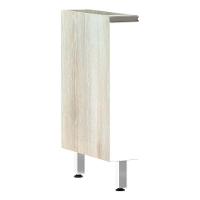 Balcão Sem Tampo 15cm Luci Legno Crem e Branco - 1