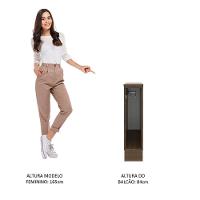 Balcão Porta-pano 20 X 60 Cm Para Cozinhas Madesa Lux, Glamy, Agata (com Tampo) - Rustic Rustic - 7