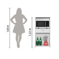 Balcão Notável Multiuso Para Micro-ondas/forno Branco - 2