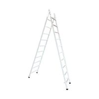 Escada Extensiva 10 X 18 Degraus Cor: Branco - 1