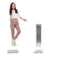 Balcão Porta-pano 20 X 60 Cm Para Cozinhas Madesa Lux, Glamy, Agata (com Tampo) - Branco Branco - 7