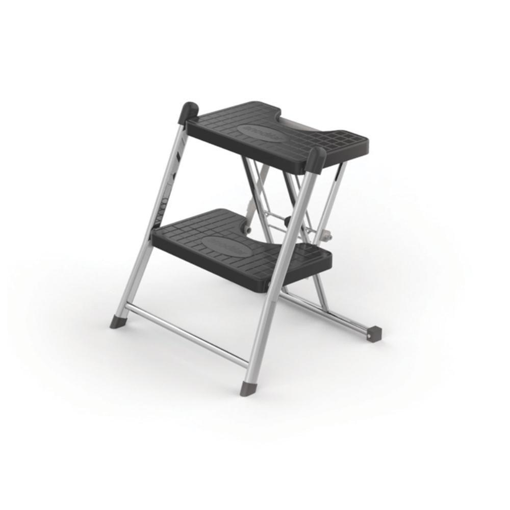 Escada Alcance De 02 Degraus Cromada - Anodilar - 1