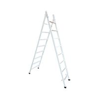 Escada Extensiva 08 X 14 Degraus - Cor: Branco - 1