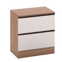 Balcão Com Tampo 80 Cm 1 Porta 1 Gaveta Etna Poliman Móveis Carvalho Oak E Off White - 2