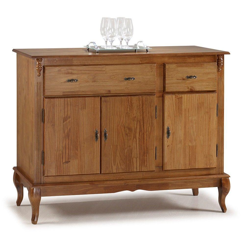 Balcão 3 Portas 2 Gavetas M560631 Imbuia Verniz - 1