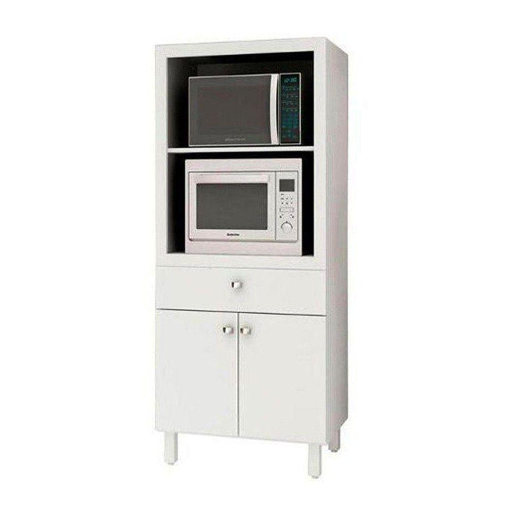 Balcão com 02 Portas Branco Tecno Mobili - 2