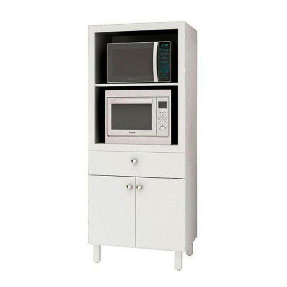 Balcão com 02 Portas Branco Tecno Mobili - 3