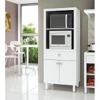 Balcão com 02 Portas Branco Tecno Mobili - 5