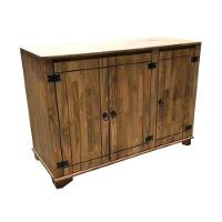 Balcão 3 Portas com Tampo de Madeira Maciça Móveis Rio Negrinho - 1