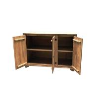 Balcão 3 Portas com Tampo de Madeira Maciça Móveis Rio Negrinho - 5