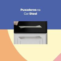 Balcão Gabinete Cozinha Aço Topázio Com Tampo - 2