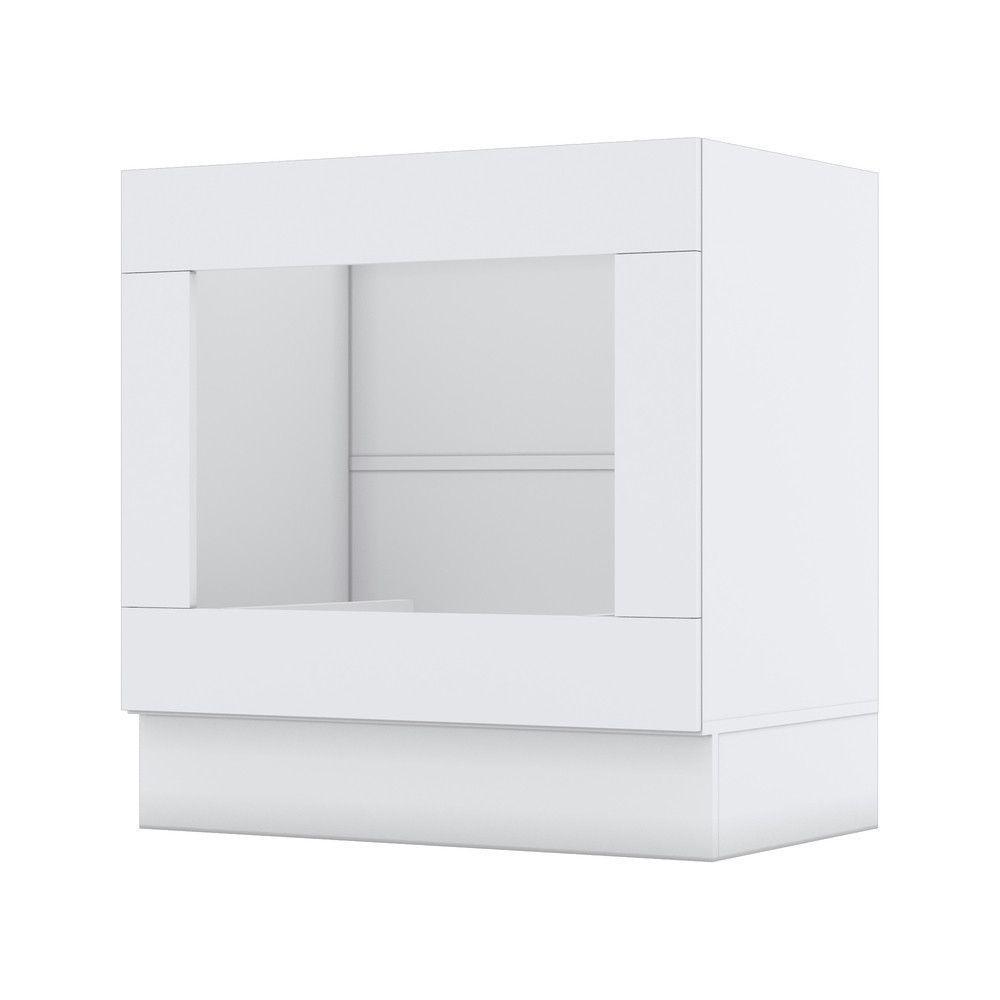 Balcão Forno De Embutir 80 Cm Nova York Henn Branco - 1
