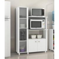 Balcão Multiuso 03 Portas Branco Tecno Mobili - 7