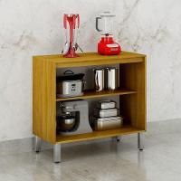 Balcão 2 Portas Eduarda Chf Móveis Cinamomo/off White - 4