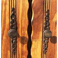 Balcão 3 Portas 3 Gavetas Pé Luís XV Móveis Rústicos Adelin - 8