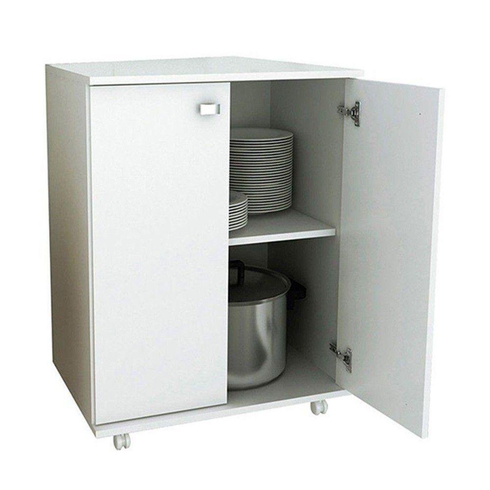 Balcão Baixo 02 Portas Branco - Tecno Mobili - 5