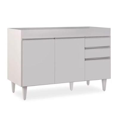 Balcão 02 Gavetas 120Cm Branco