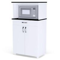 Balcão Cozinha Multiuso 2 Portas E 1 Gaveta Flex Branco - 1