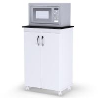 Balcão Micro-ondas Multiuso Vitória Com 02 Portas Branco - 1