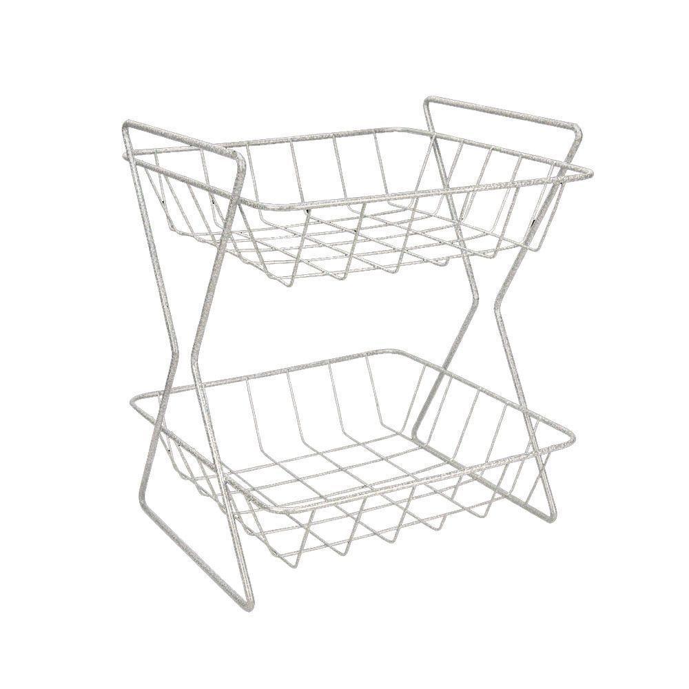 Fruteira De Mesa Fm105 Acabamento Em Pó Epoxi Branco - 1