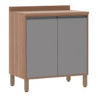 Balcão De Cozinha C/Tampo 80cm 2 Portas 1 Prateleira Isa - 1