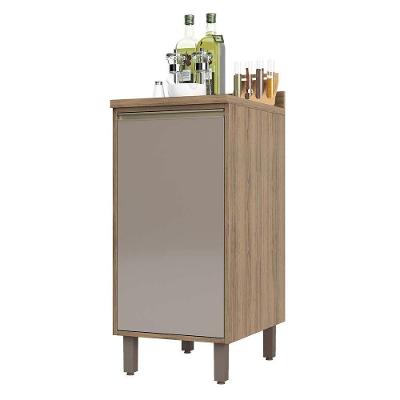 Balcão Cozinha 40 Cm 1 Porta Graff Mel Luciane Móveis