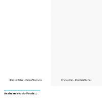 Balcão De Cozinha S/ Tampo 80cm 2 Portas Branco Polar - 2