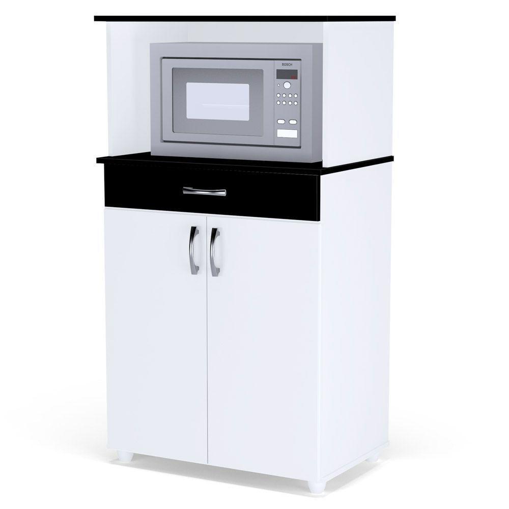 Balcão Cozinha Multi 2 Portas E 1 Gaveta Flex Branco - 4