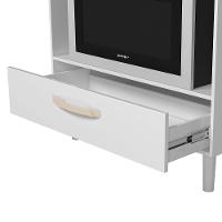 Balcão Nicioli Cooktop 1 Gaveta Branco Com Branco - 5