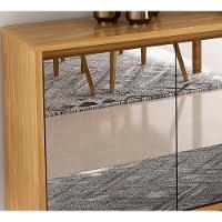 Balcao Buffet 03 Portas Com Espelho Bb2609 Natural Natural - 3