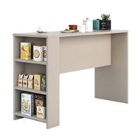 Bancada Mesa Gourmet Para Cozinha 150cm X 97cm Com 3 Prateleiras Suprema Luciane Móveis Connect - 9